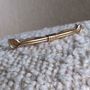 Vintage Gold Tone Tie Bar